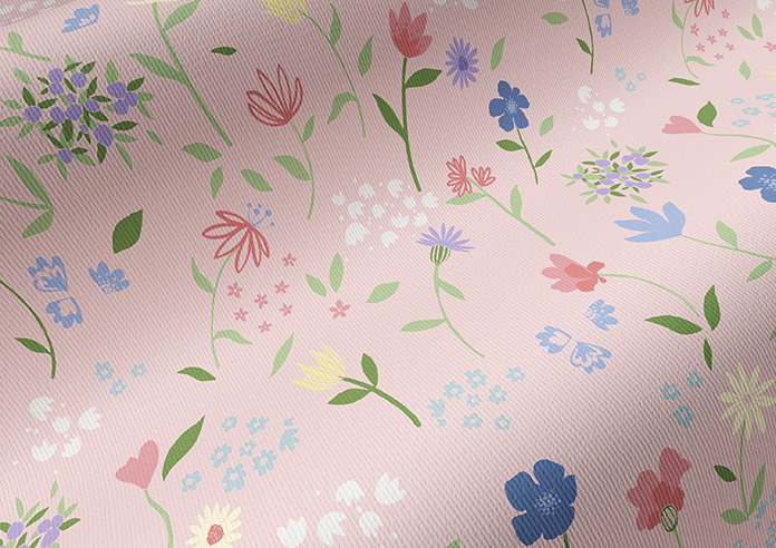 Cottage Garden, Petal Pink - Roller Blind - Image 4